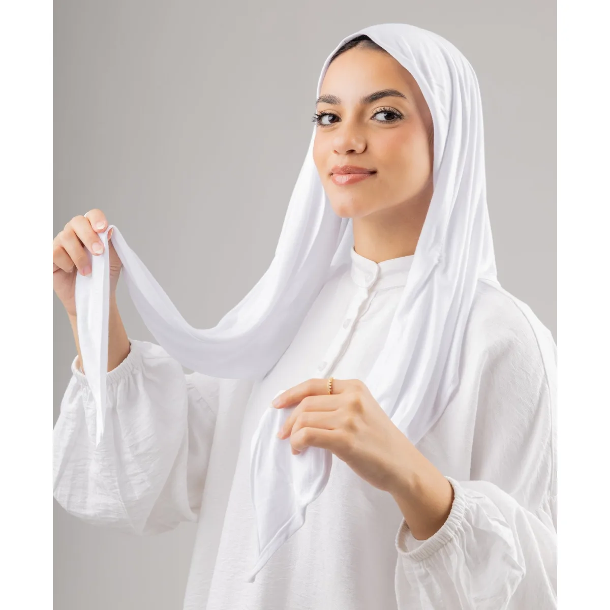 طرحة قطن ليكرا Easy Opened Wrap من لو فوال