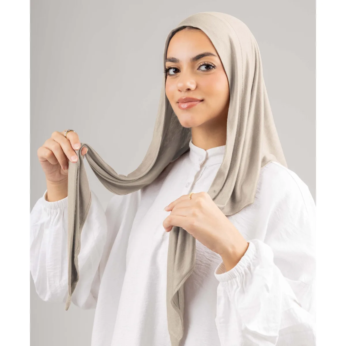 طرحة قطن ليكرا Easy Opened Wrap من لو فوال