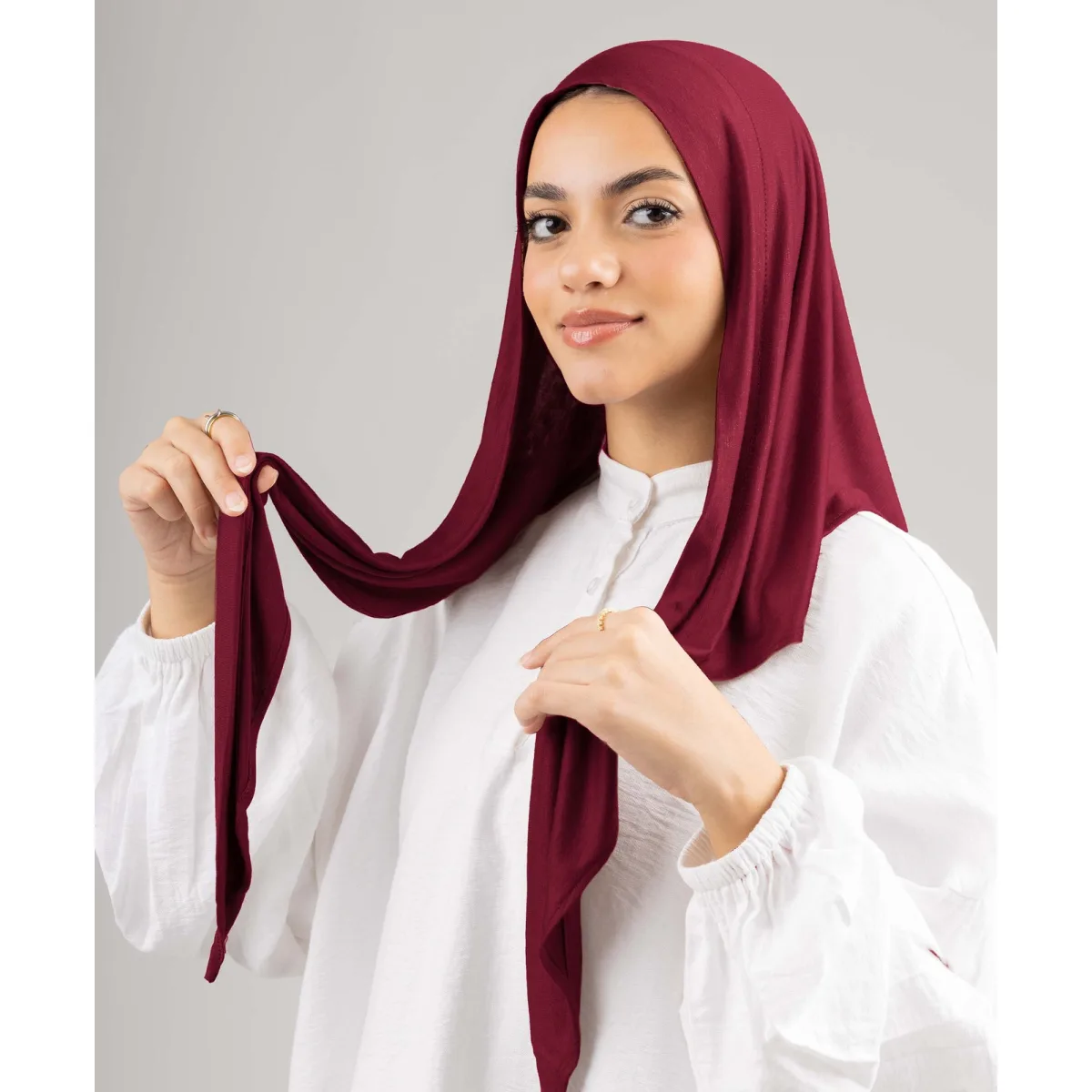 طرحة قطن ليكرا Easy Opened Wrap من لو فوال