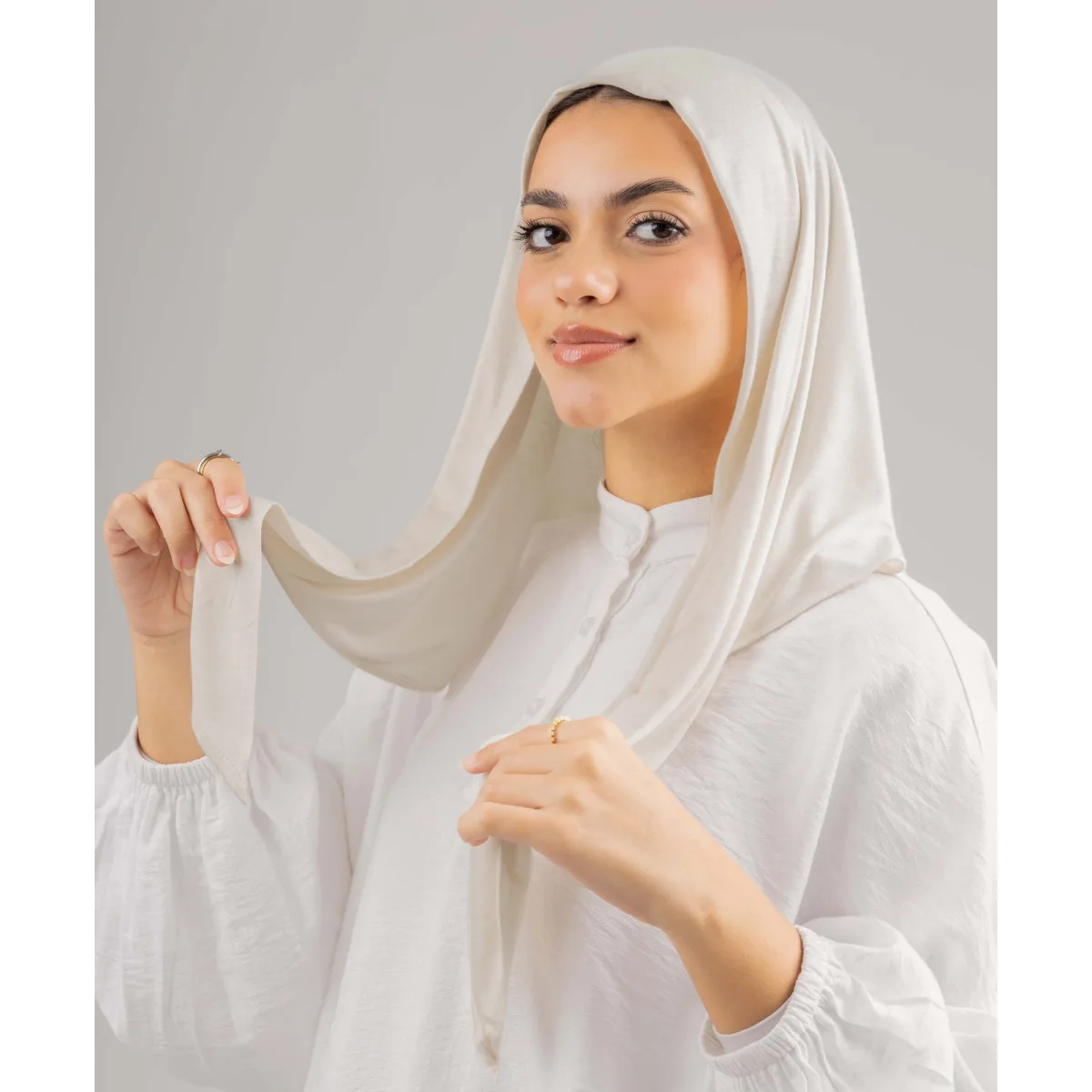 طرحة قطن ليكرا Easy Opened Wrap من لو فوال