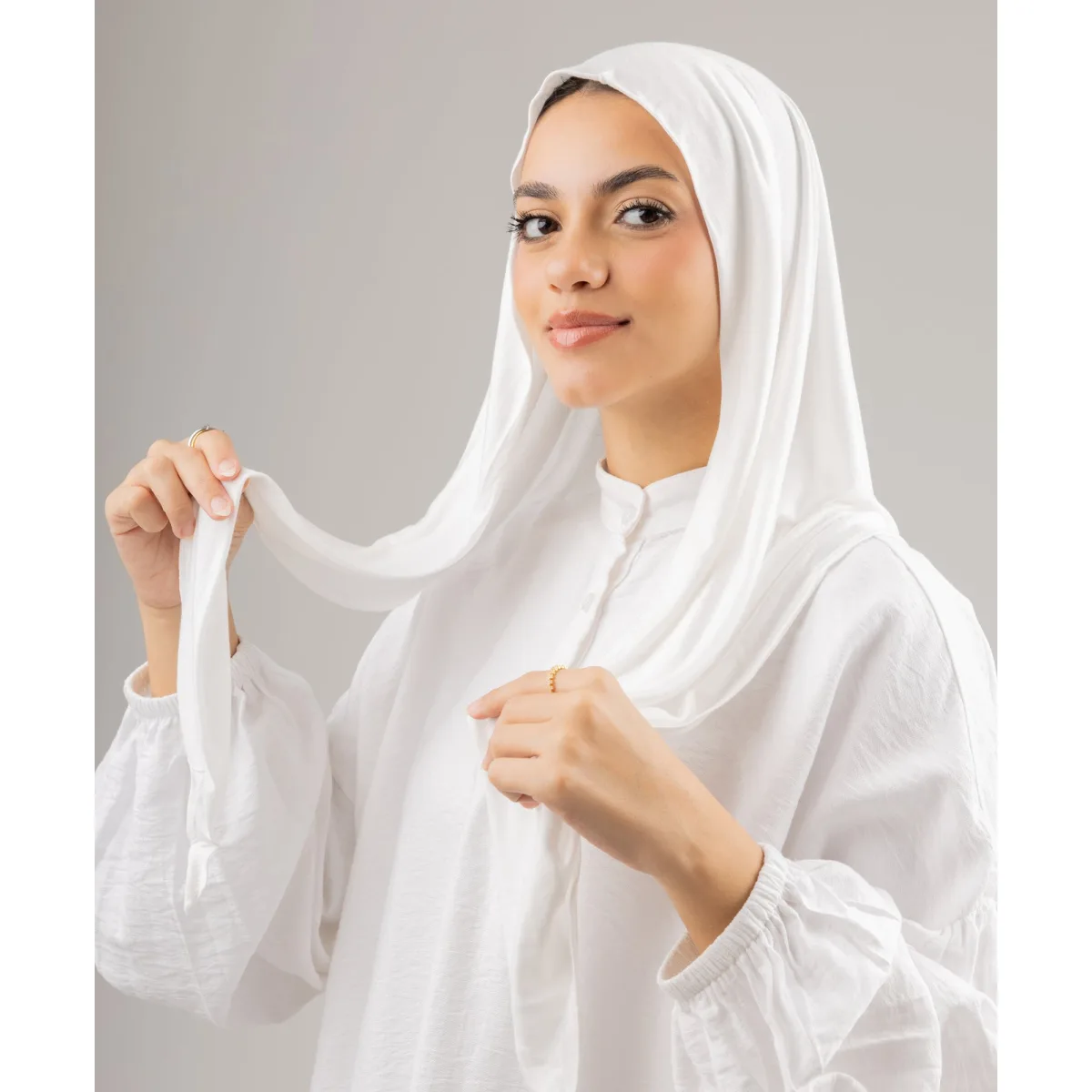 طرحة قطن ليكرا Easy Opened Wrap من لو فوال