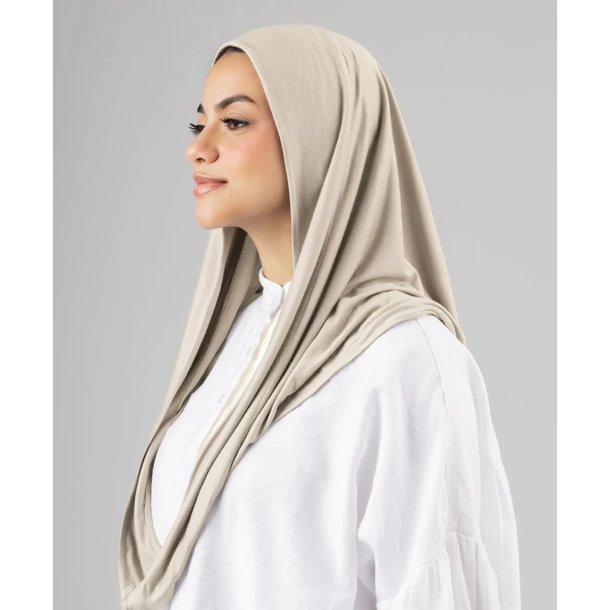 طرحة قطن ليكرا Easy Closed Wrap من لو فوال