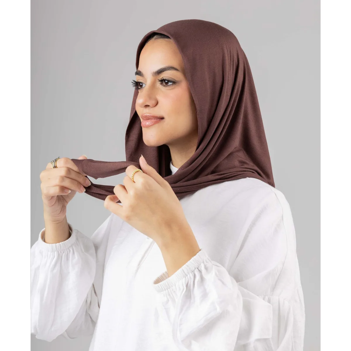طرحة قطن ليكرا Easy Closed Wrap من لو فوال