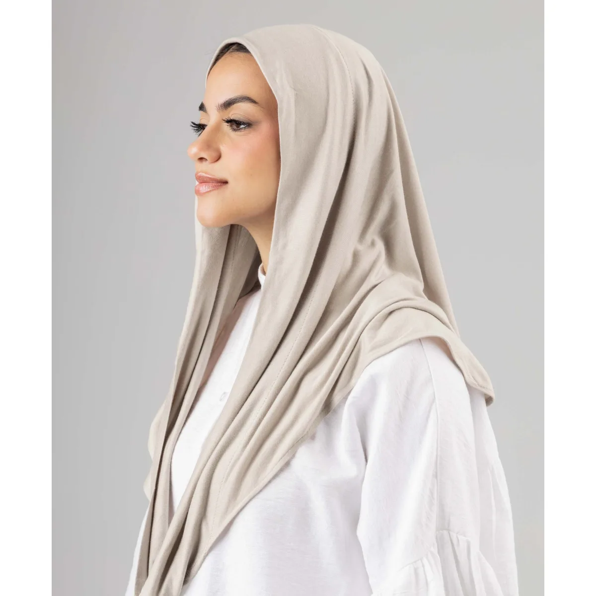 طرحة قطن ليكرا Easy Closed Wrap من لو فوال