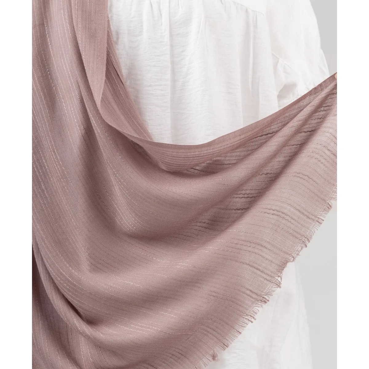 Le Voile Ripple Linen Scarf