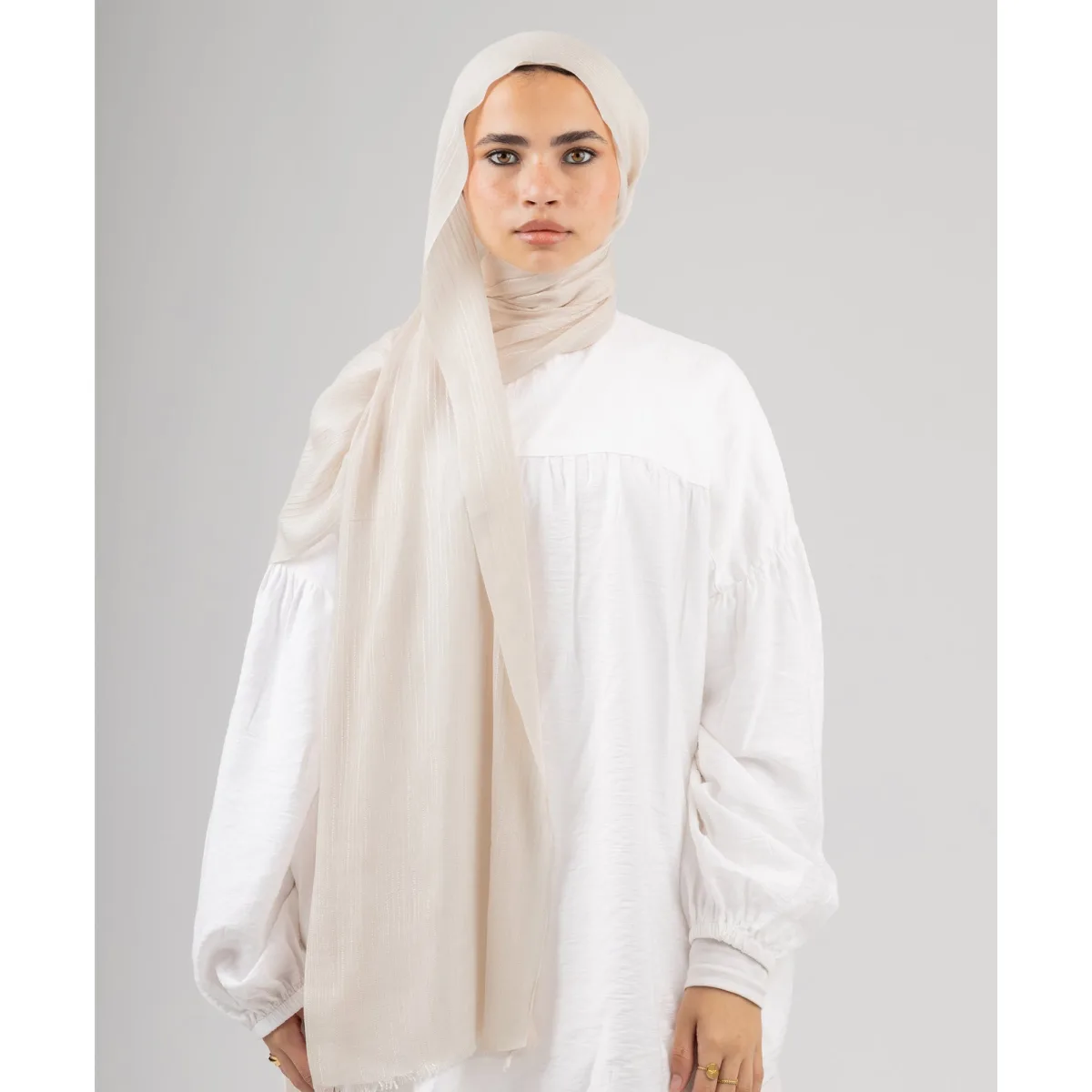 Le Voile Ripple Linen Scarf