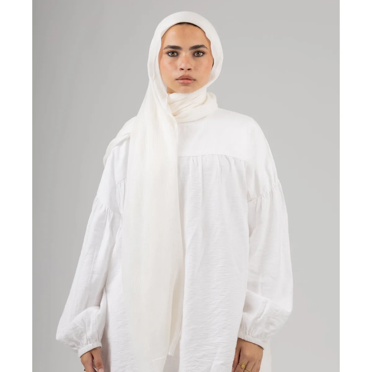 Le Voile Ripple Linen Scarf