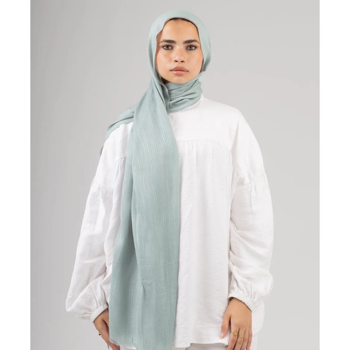 Le Voile Ripple Linen Scarf