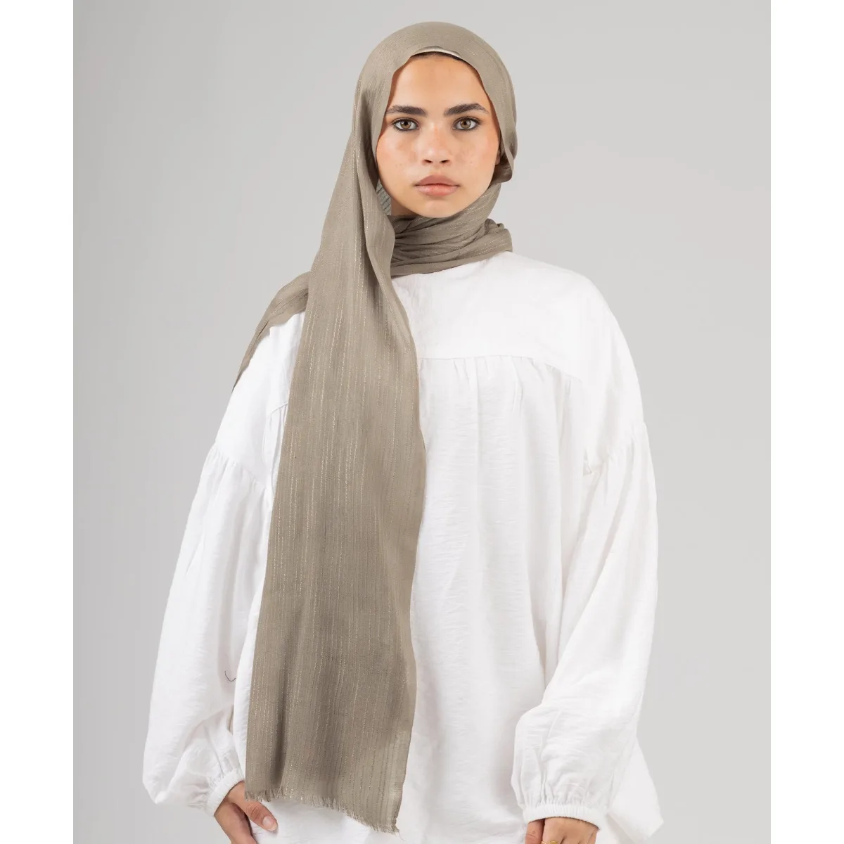 Le Voile Ripple Linen Scarf
