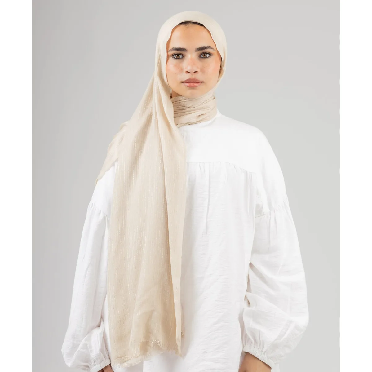 Le Voile Ripple Linen Scarf
