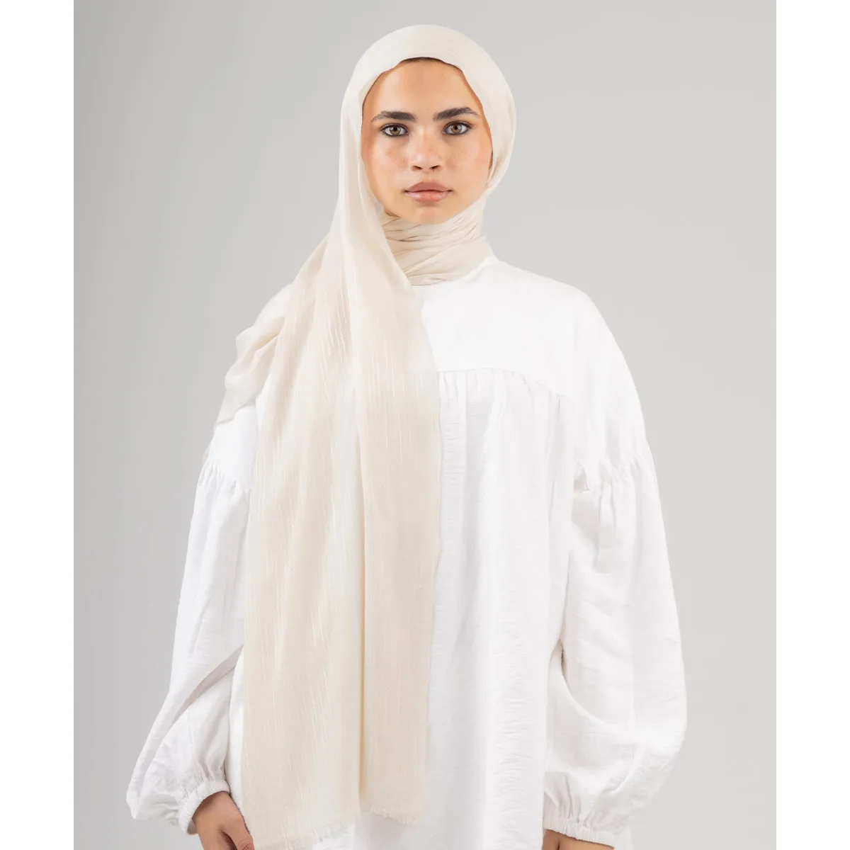 Le Voile Ripple Linen Scarf