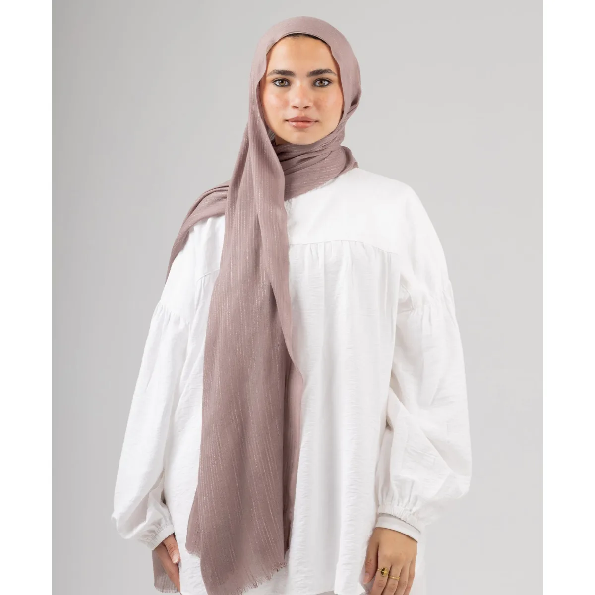 Le Voile Ripple Linen Scarf