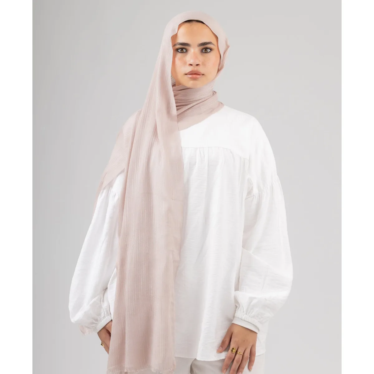 Le Voile Ripple Linen Scarf