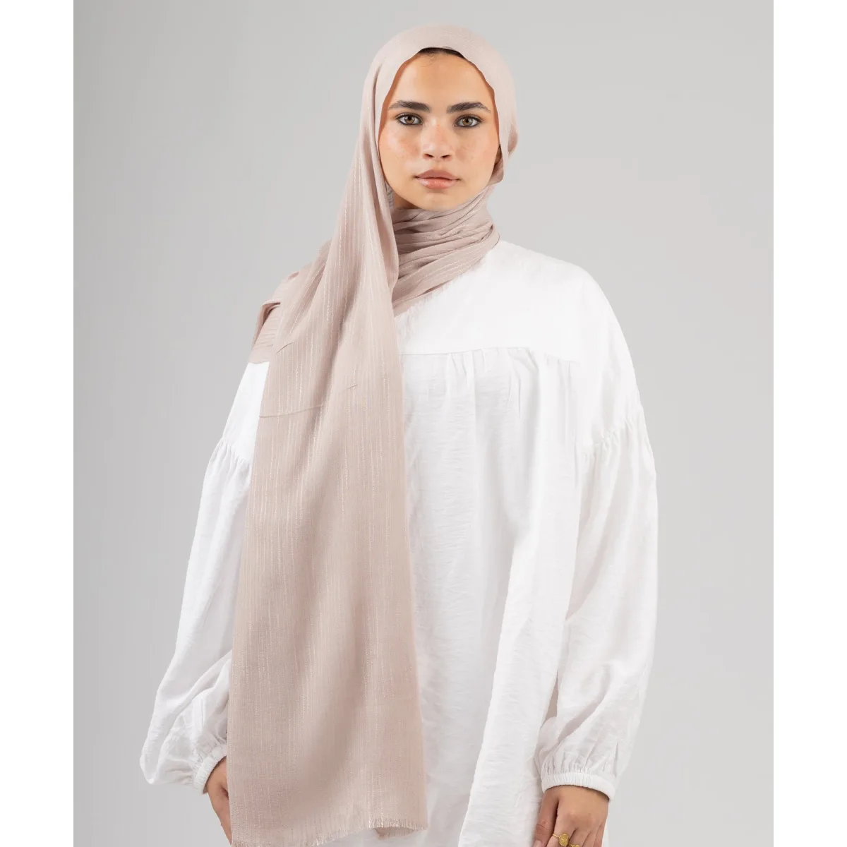 Le Voile Ripple Linen Scarf