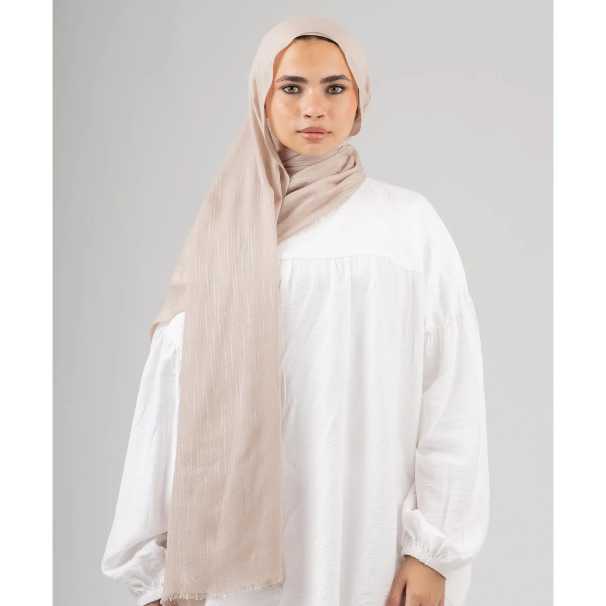 Le Voile Ripple Linen Scarf