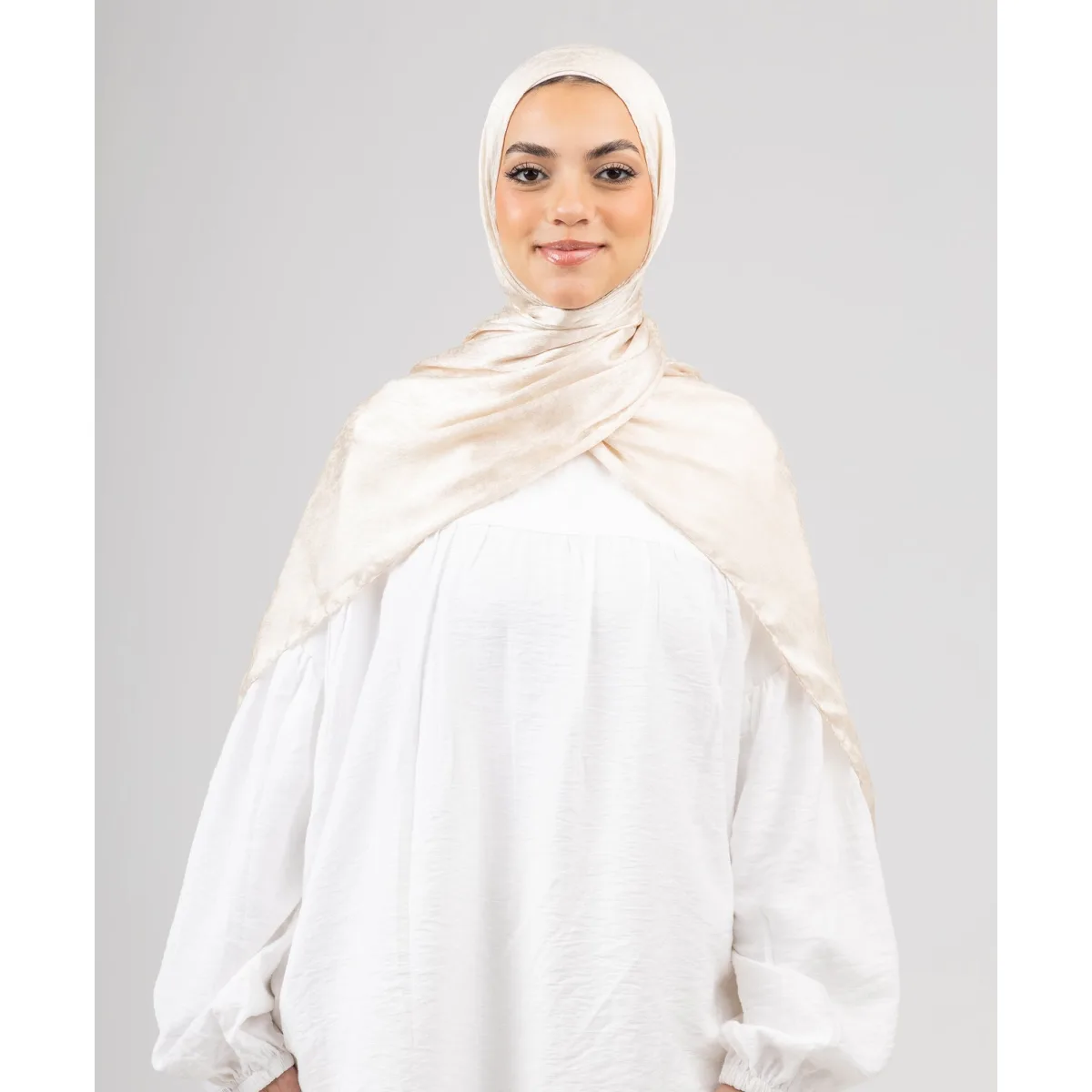 Le Voile Glossy Satin Scarf