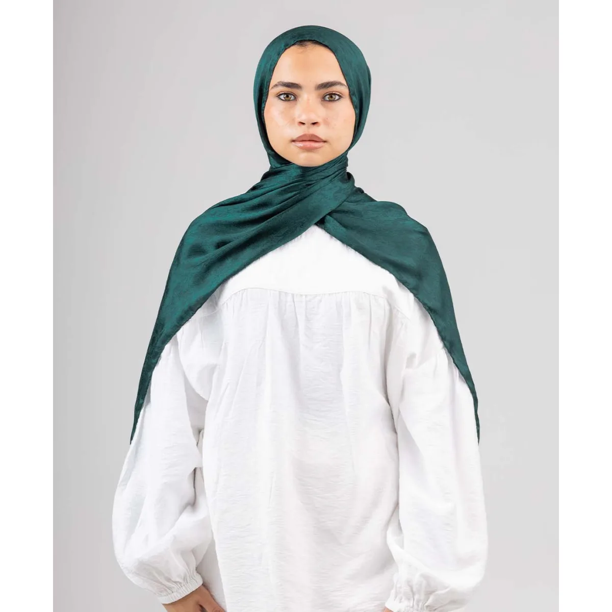 Le Voile Glossy Satin Scarf