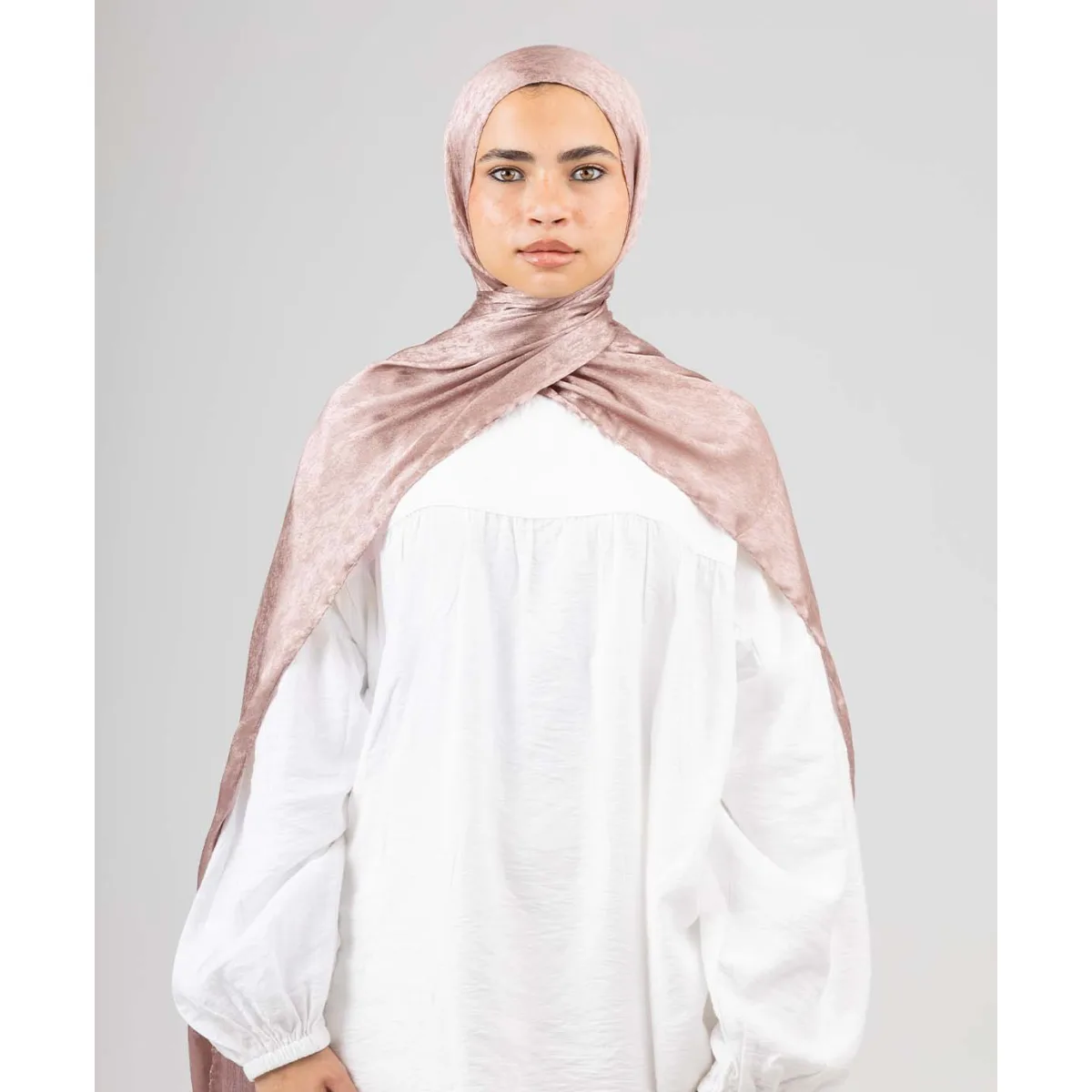 Le Voile Glossy Satin Scarf