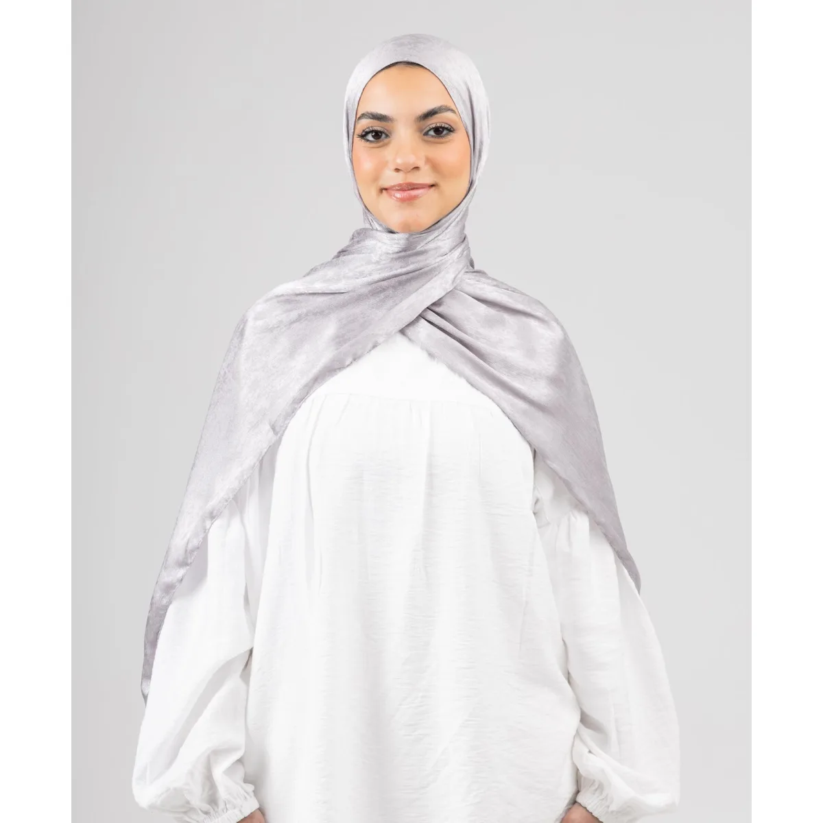 Le Voile Glossy Satin Scarf
