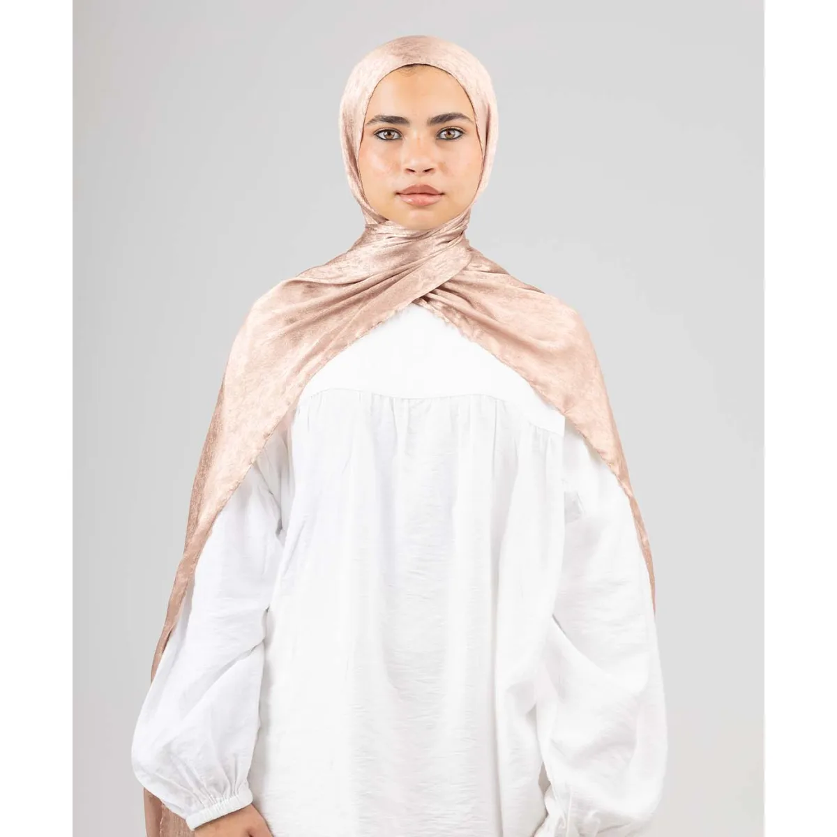 Le Voile Glossy Satin Scarf