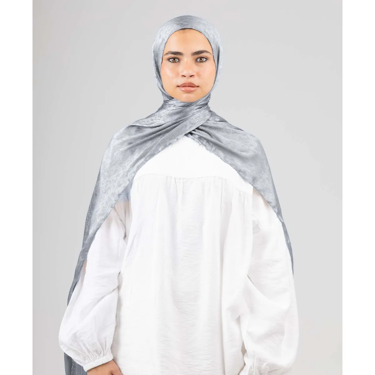 Le Voile Glossy Satin Scarf