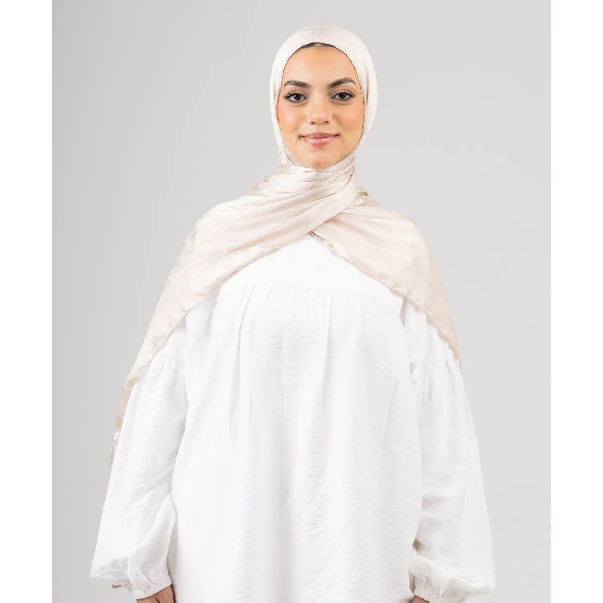 Le Voile Glossy Satin Scarf