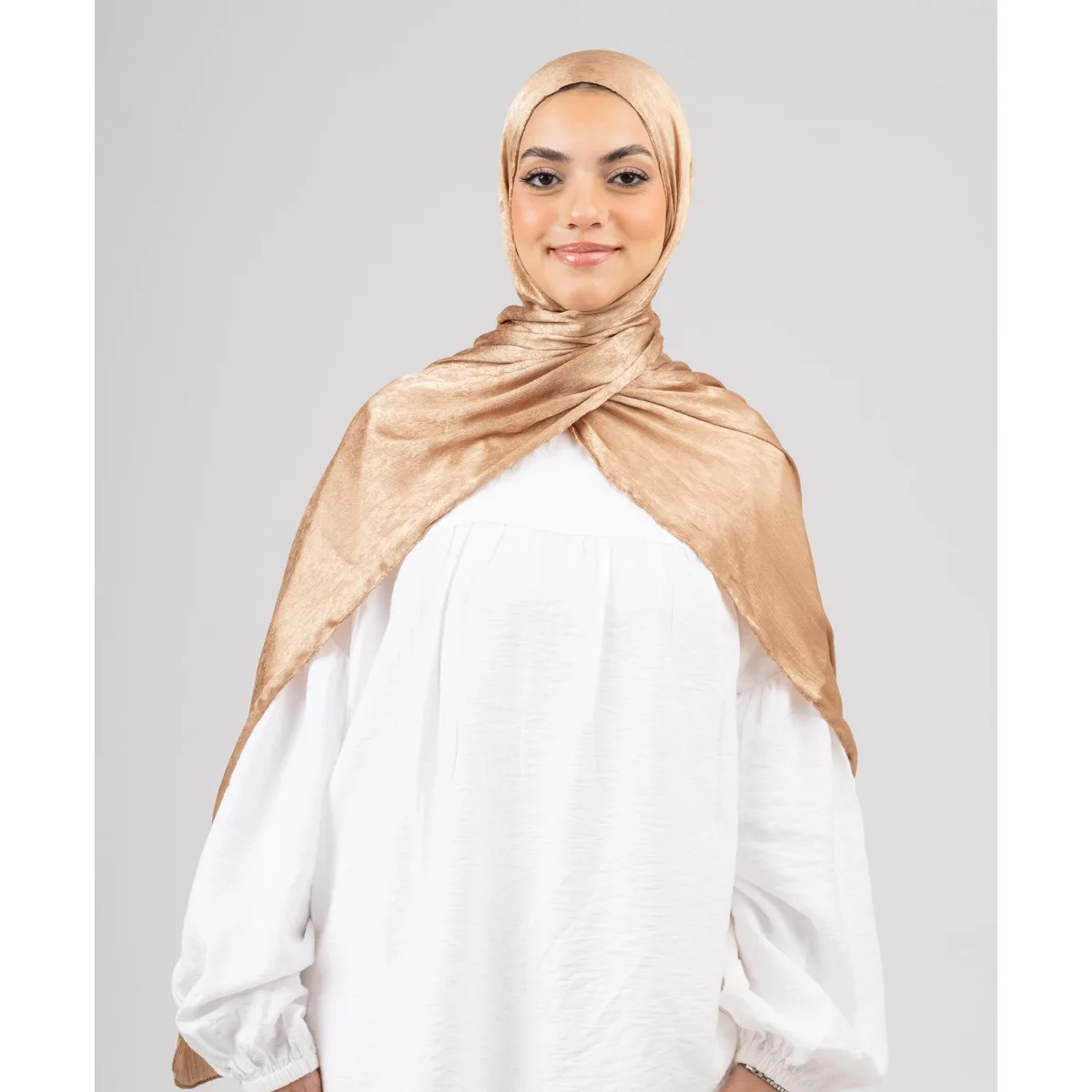 Le Voile Glossy Satin Scarf