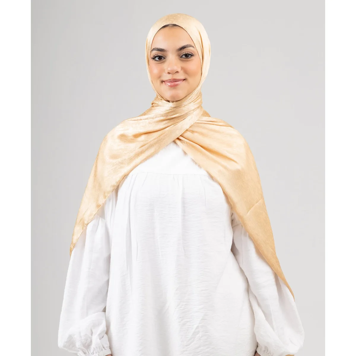 Le Voile Glossy Satin Scarf