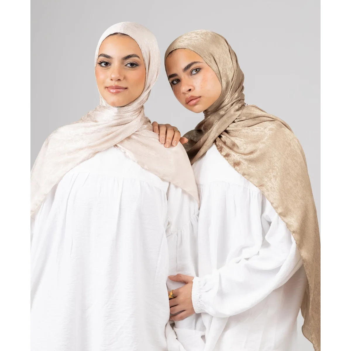 Le Voile Glossy Satin Scarf