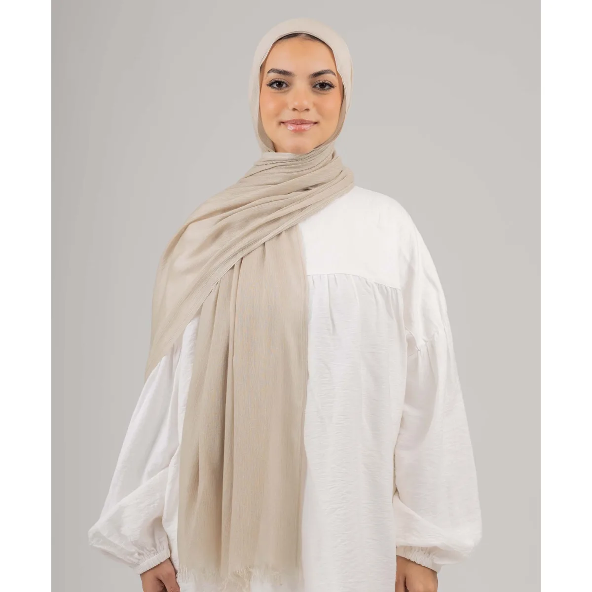 Le Voile Cozy Marble Linen Scarf