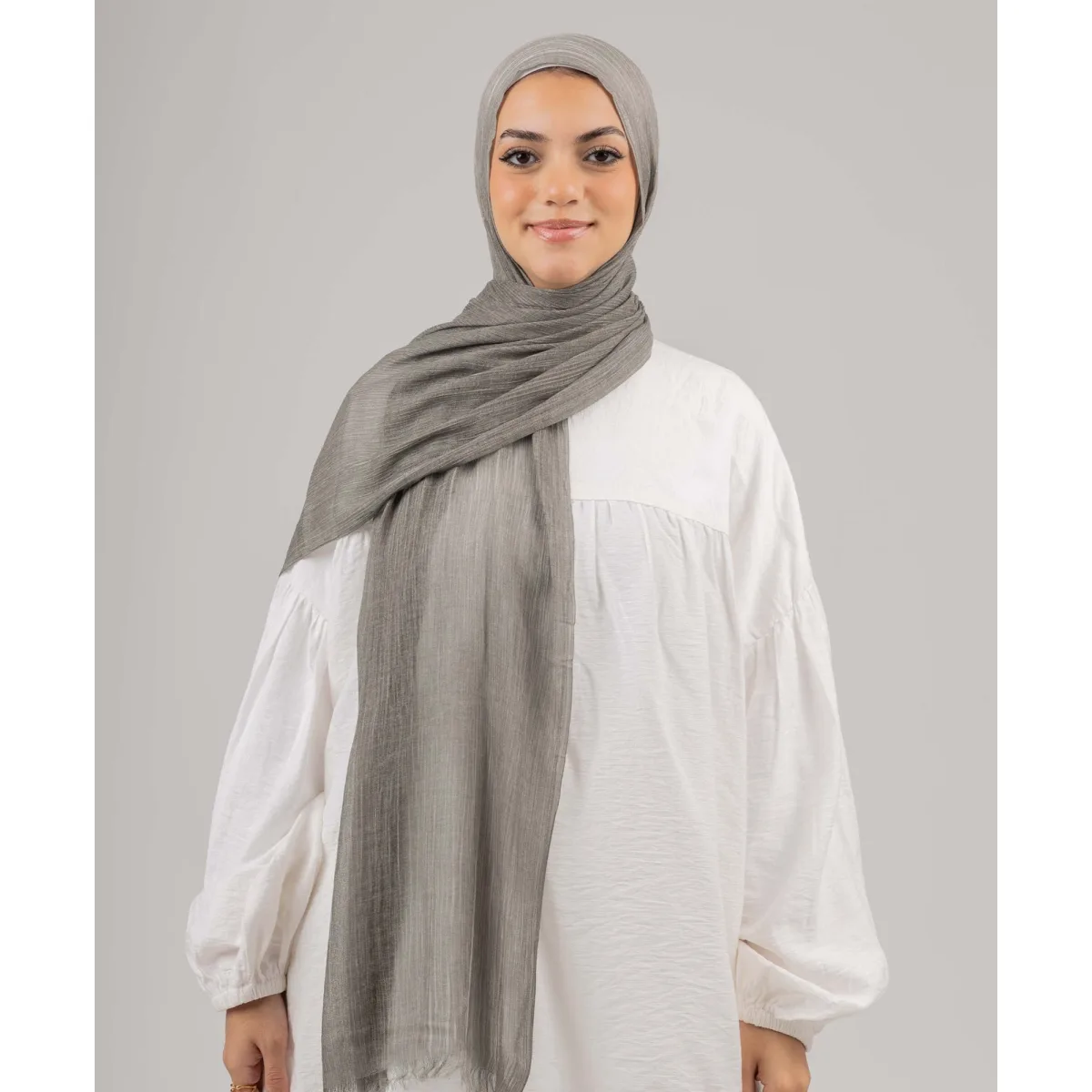 Le Voile Cozy Marble Linen Scarf