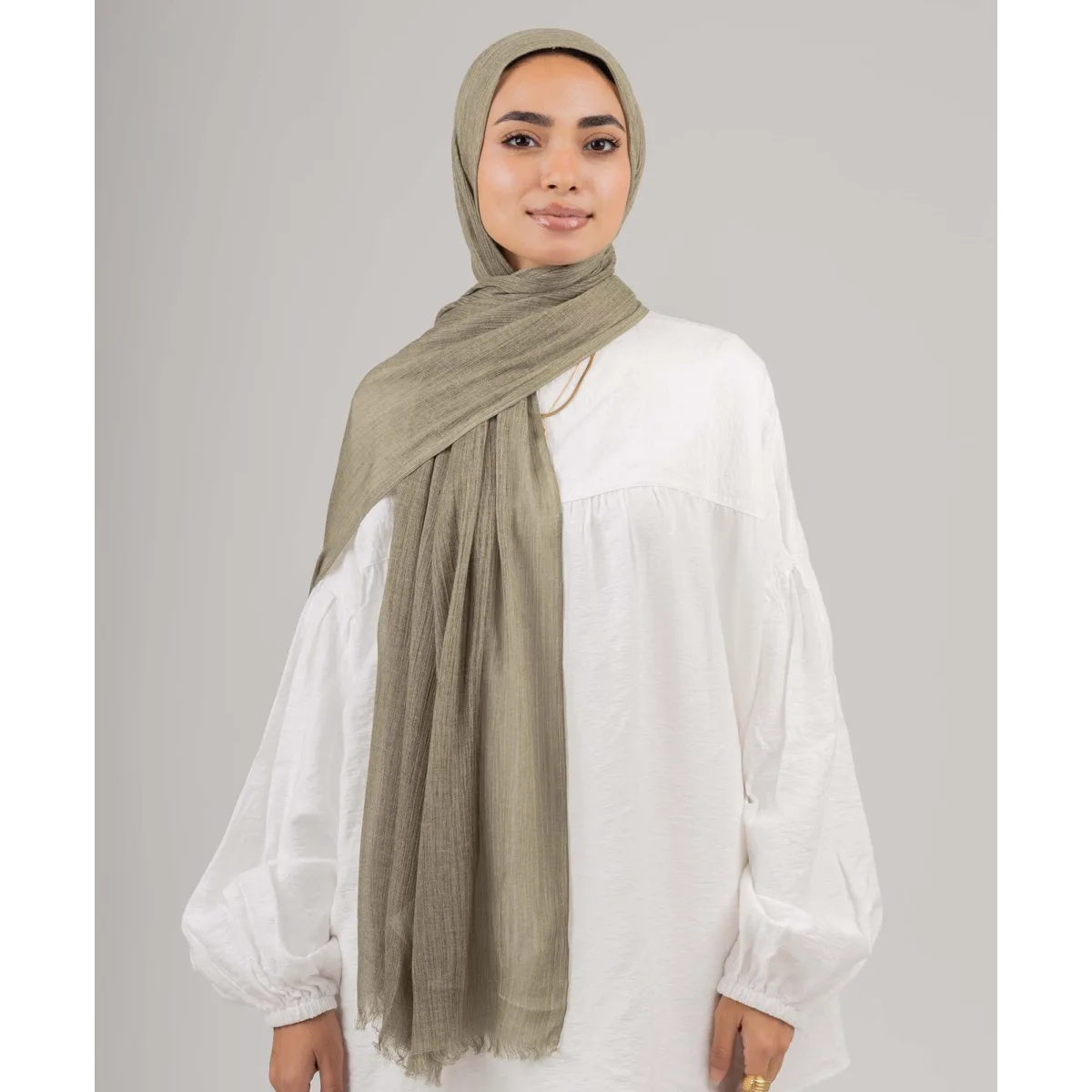 Le Voile Cozy Marble Linen Scarf
