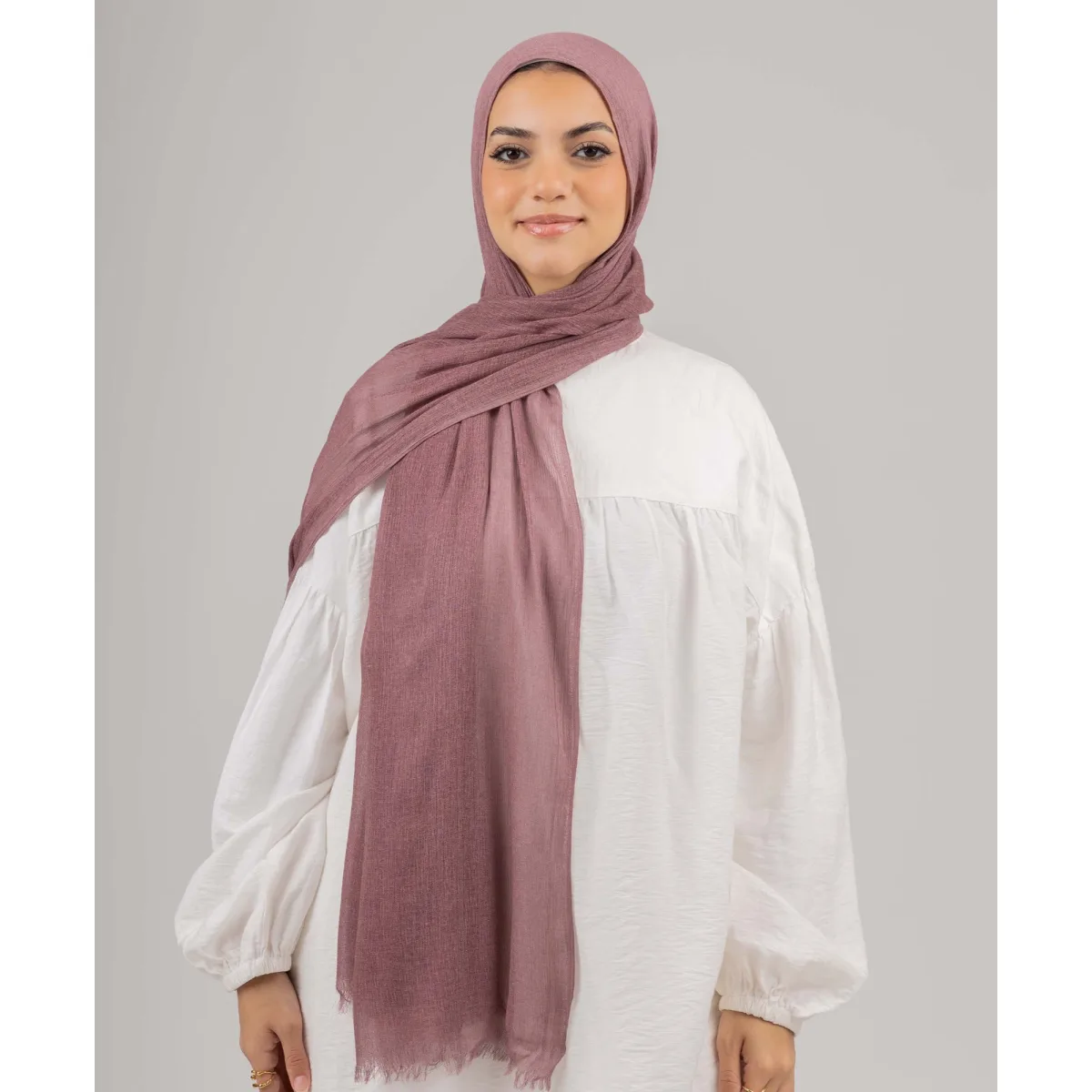 Le Voile Cozy Marble Linen Scarf