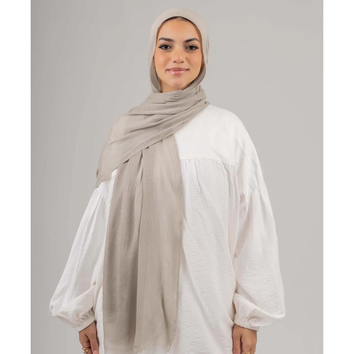Le Voile Cozy Marble Linen Scarf