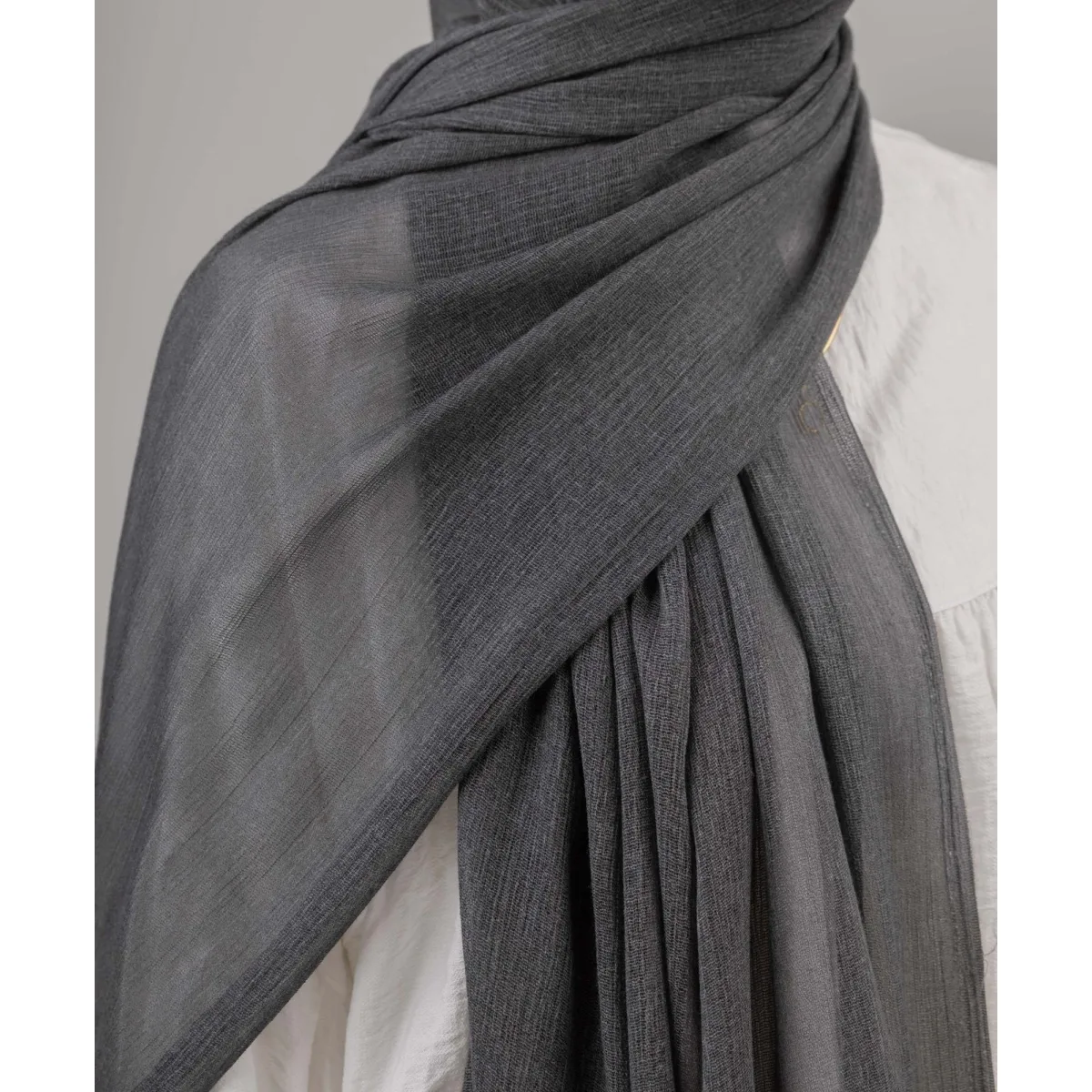 Le Voile Cozy Marble Linen Scarf