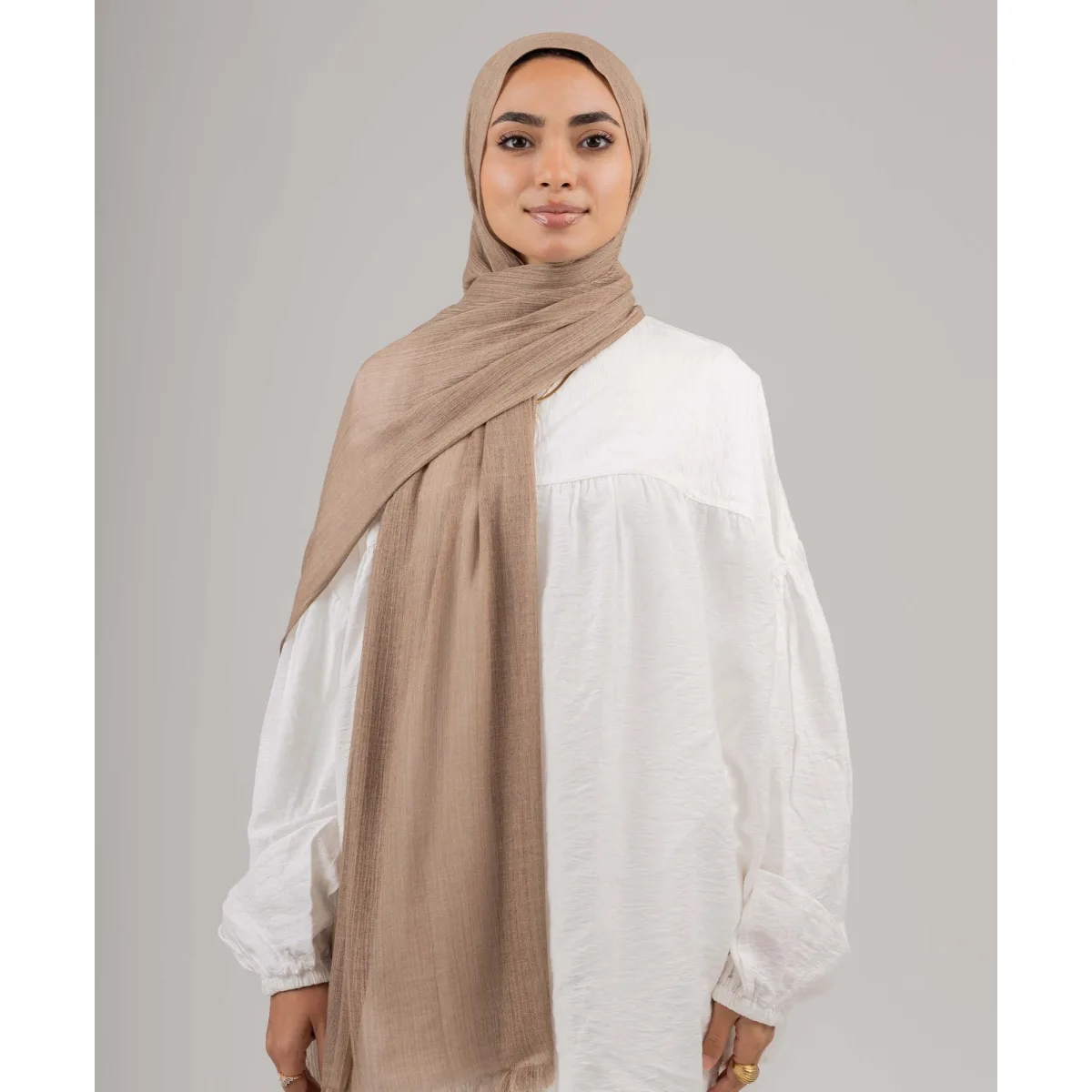 Le Voile Cozy Marble Linen Scarf