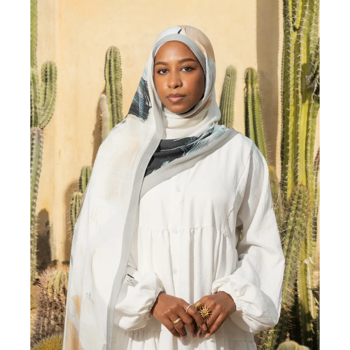 Le Voile Luna Stroke Modal Scarf