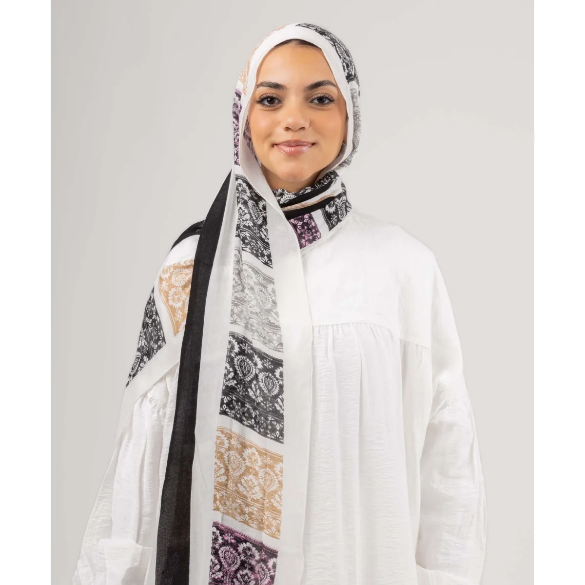 Le Voile Patchwork Modal Scarf