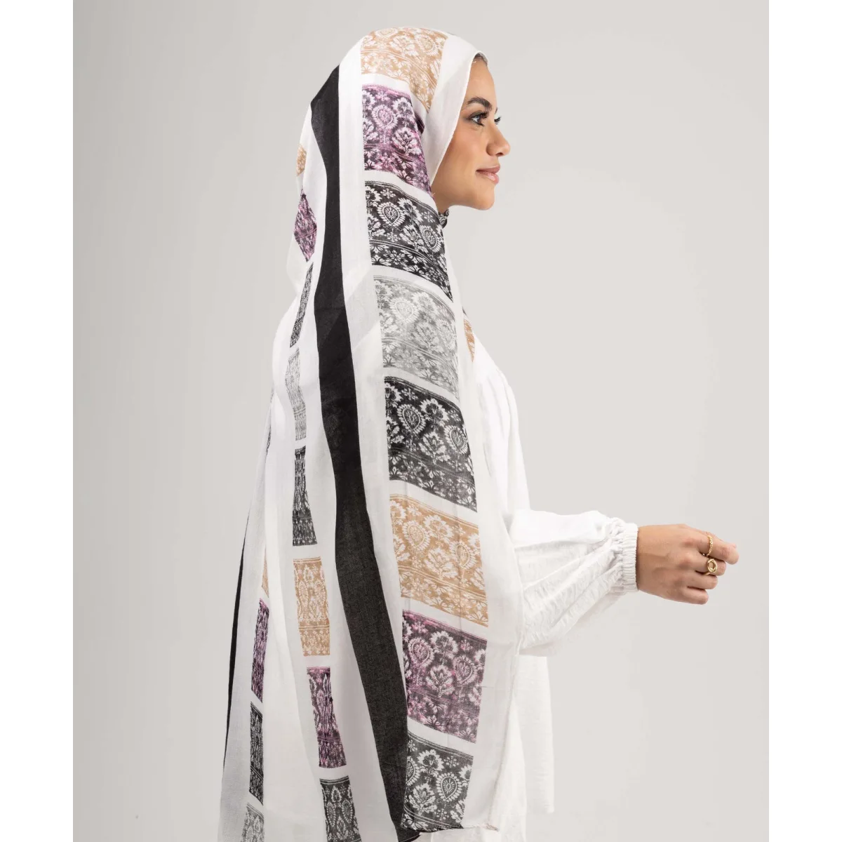 Le Voile Patchwork Modal Scarf
