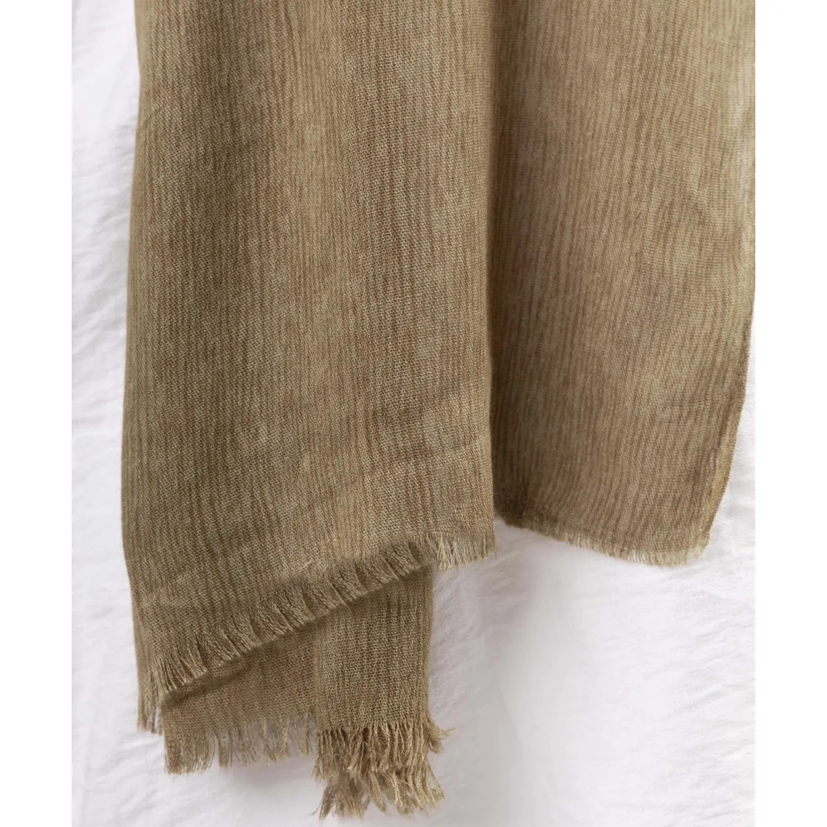 Le Voile Foggy Marble Tassels Cotton Scarf