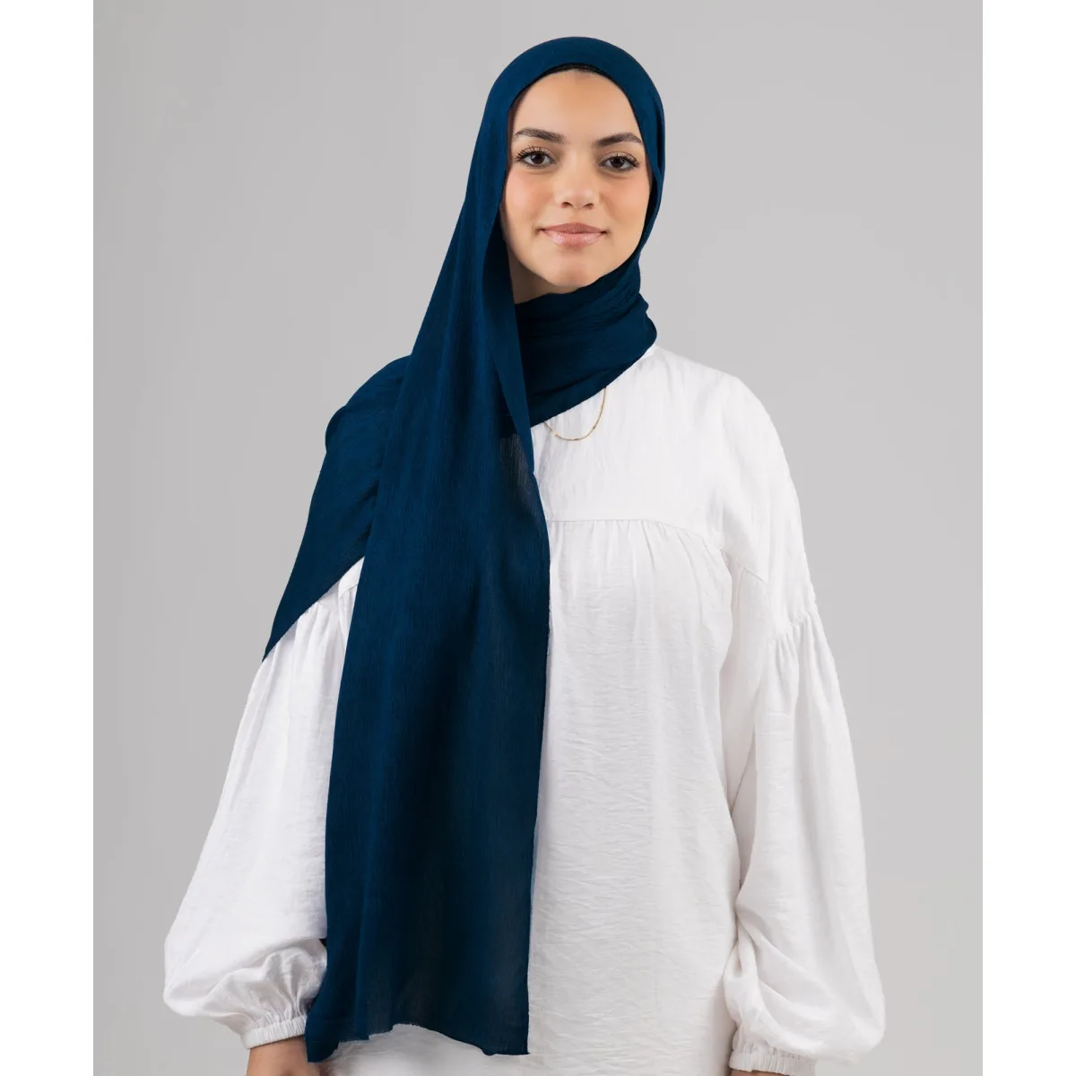 Le Voile Foggy Marble Tassels Cotton Scarf