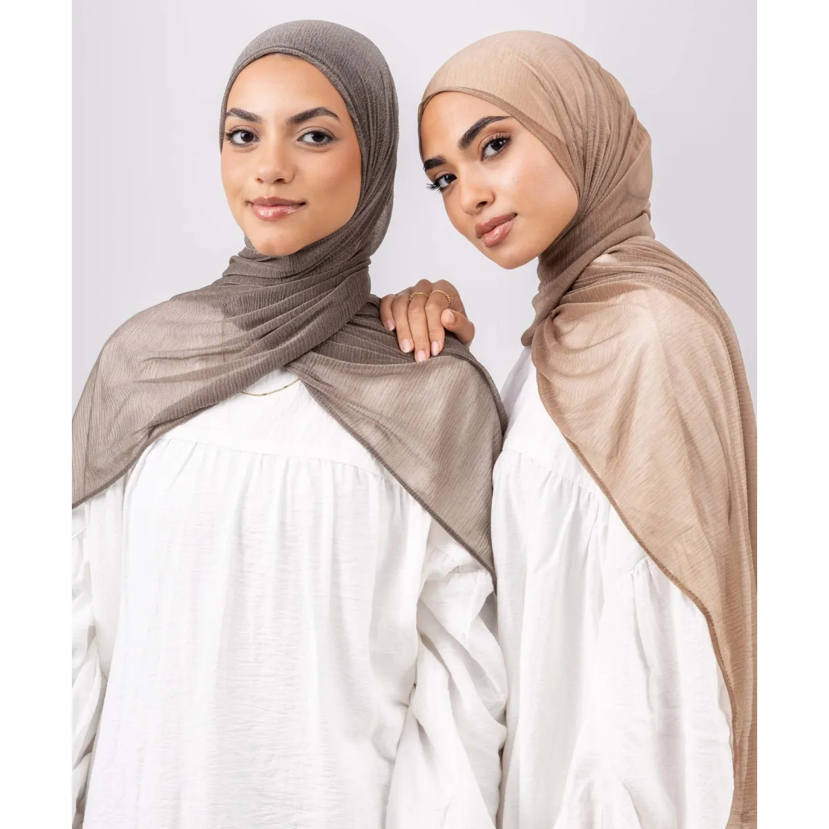 Le Voile Jersey Crushed Scarf