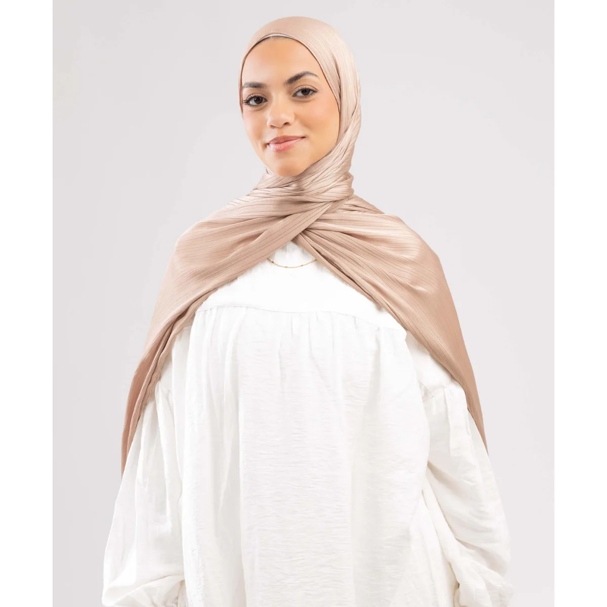 Le Voile Crinkle Elegant Scarf