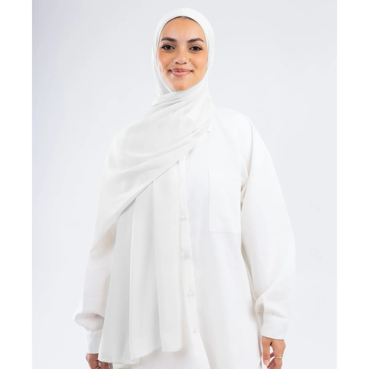 Le Voile Vital Chiffon Scarf (Big Size)