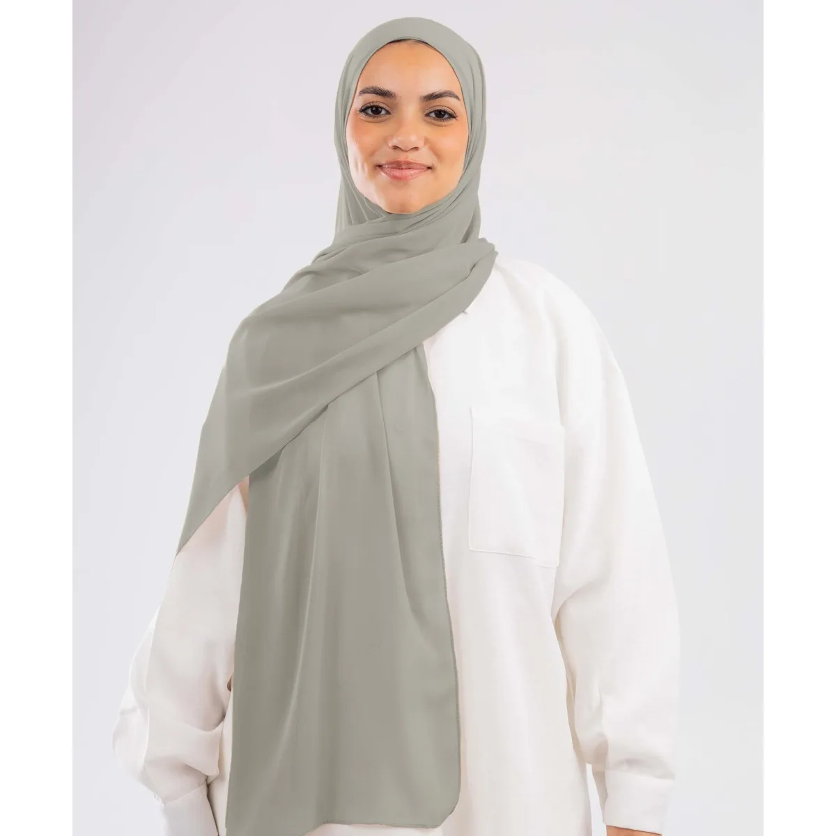 Le Voile Vital Chiffon Scarf (Big Size)