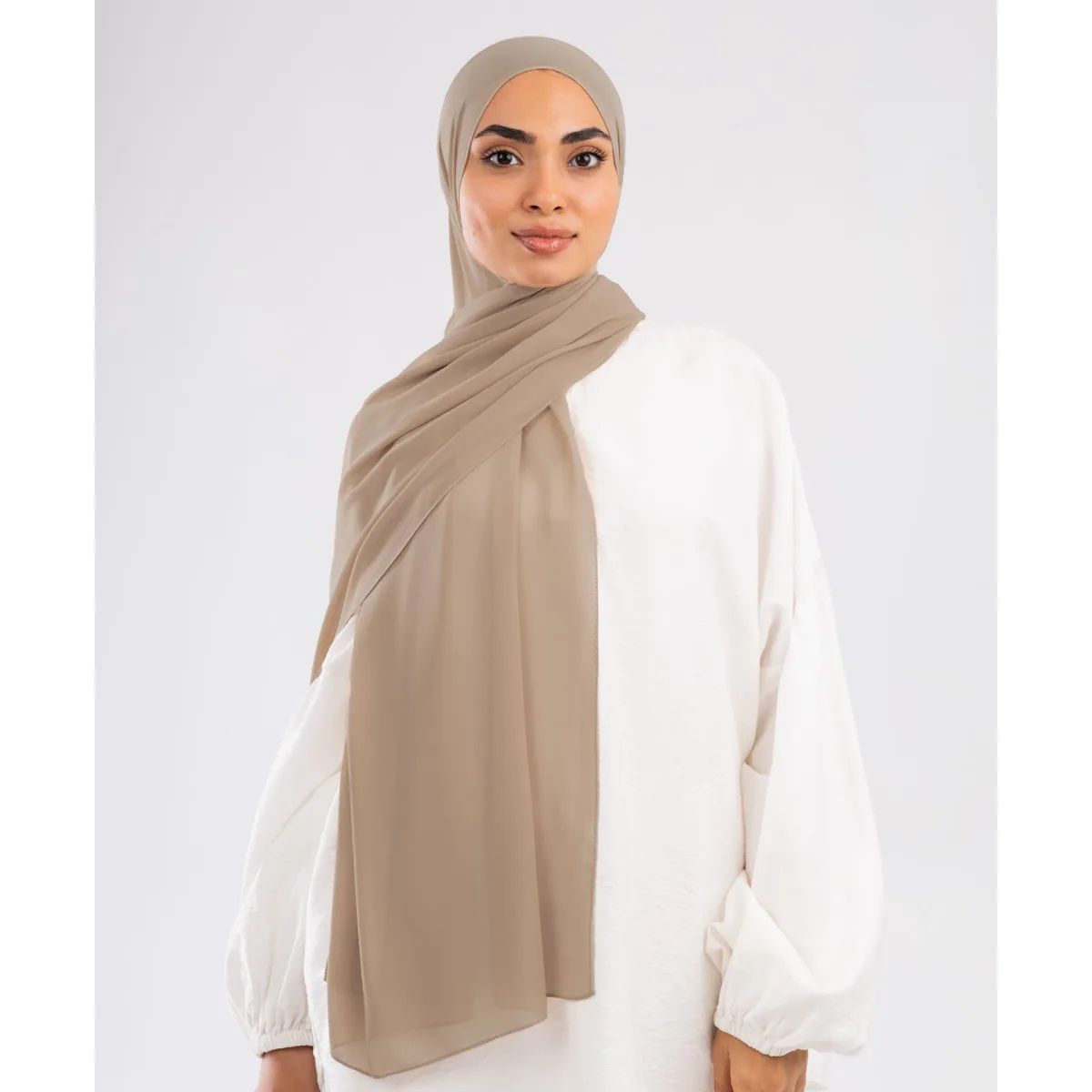 Le Voile Vital Chiffon Scarf (Big Size)