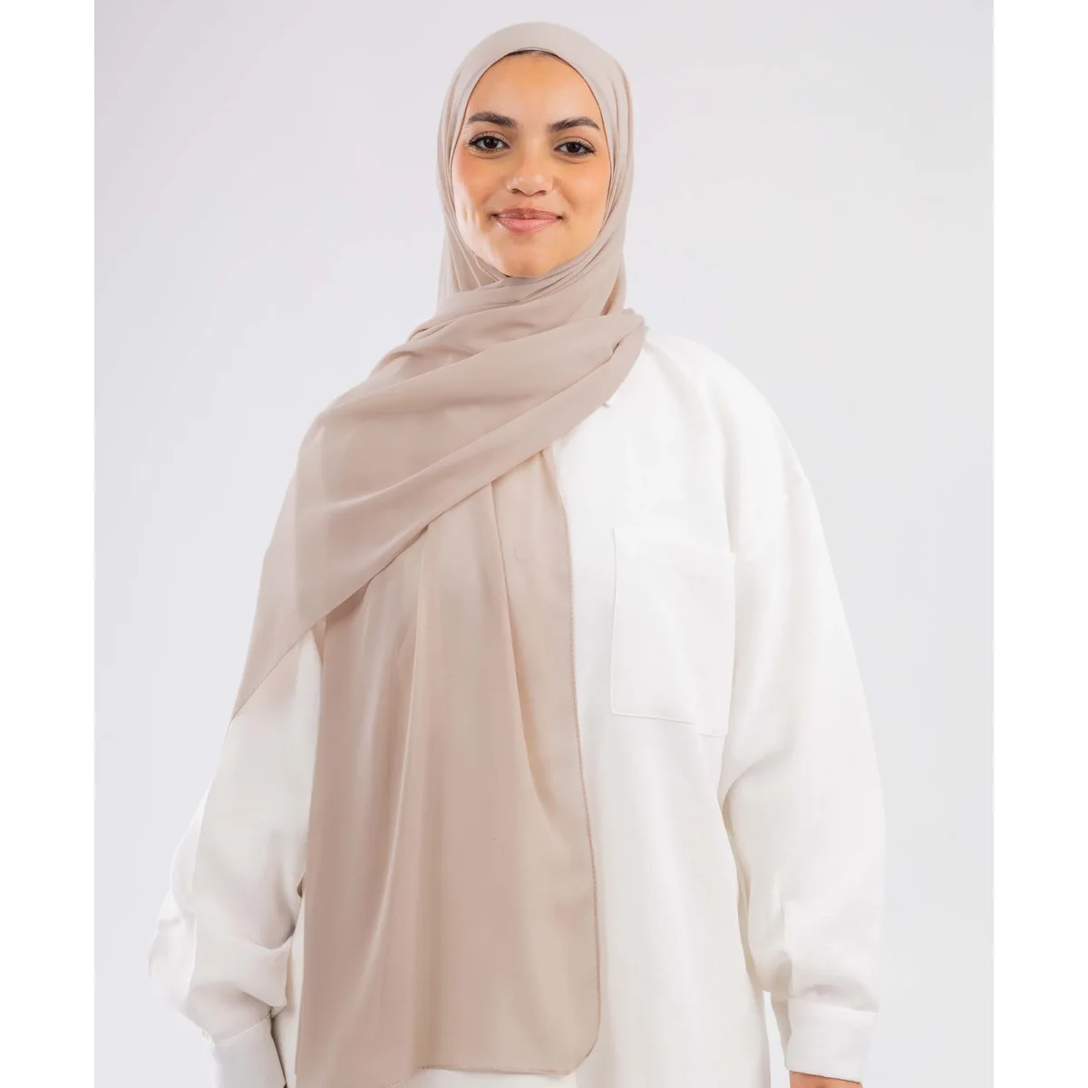 Le Voile Vital Chiffon Scarf (Big Size)