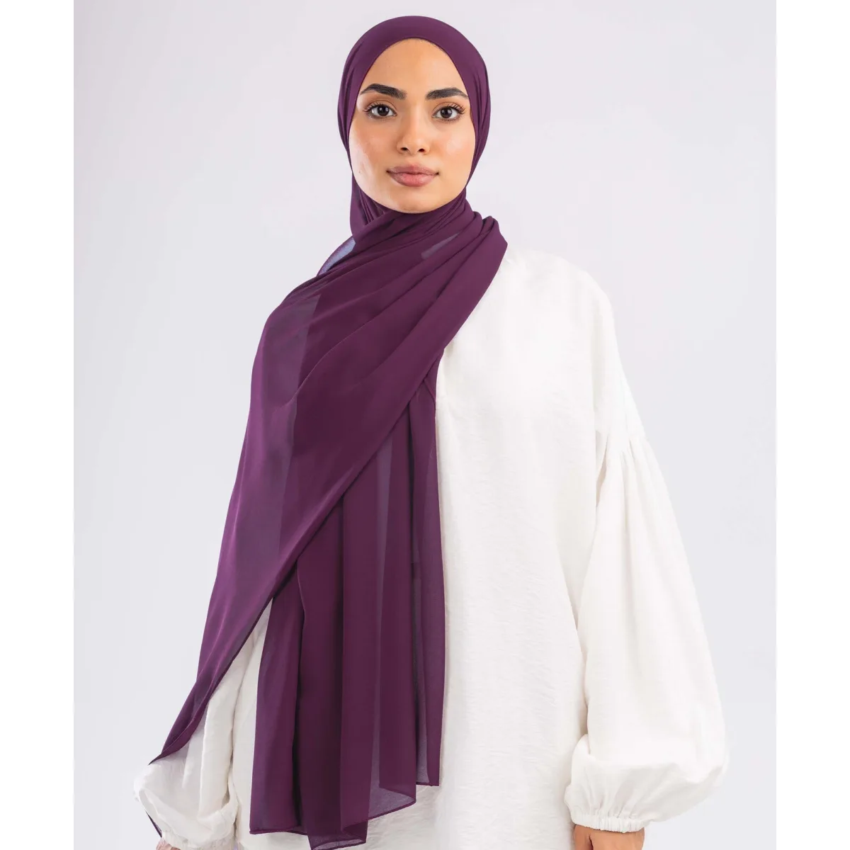 Le Voile Vital Chiffon Scarf (Big Size)