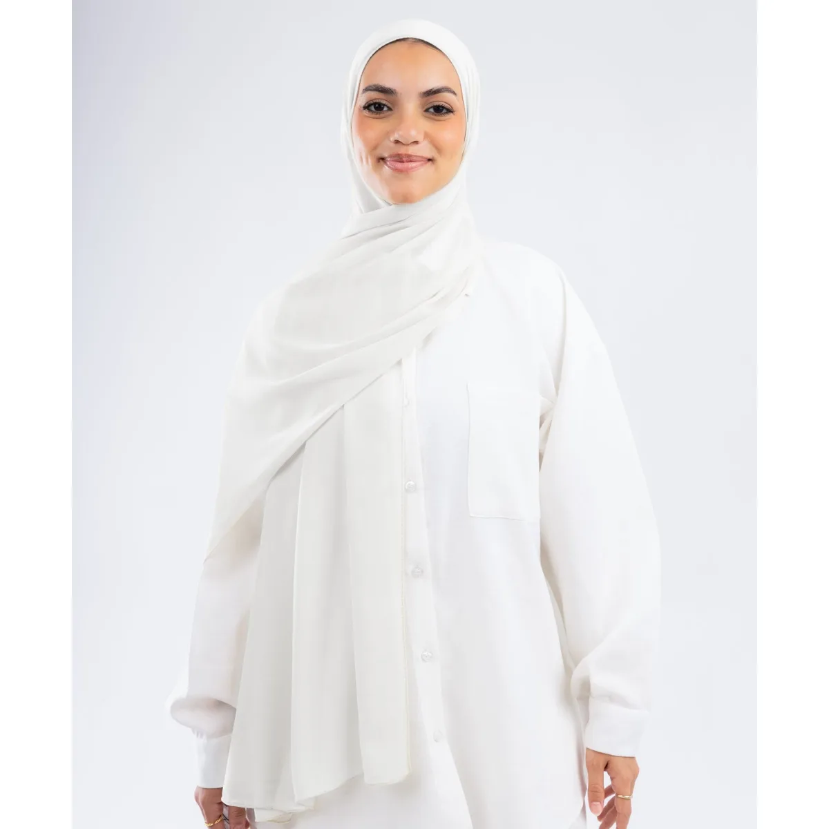 Le Voile Vital Chiffon Scarf (Big Size)