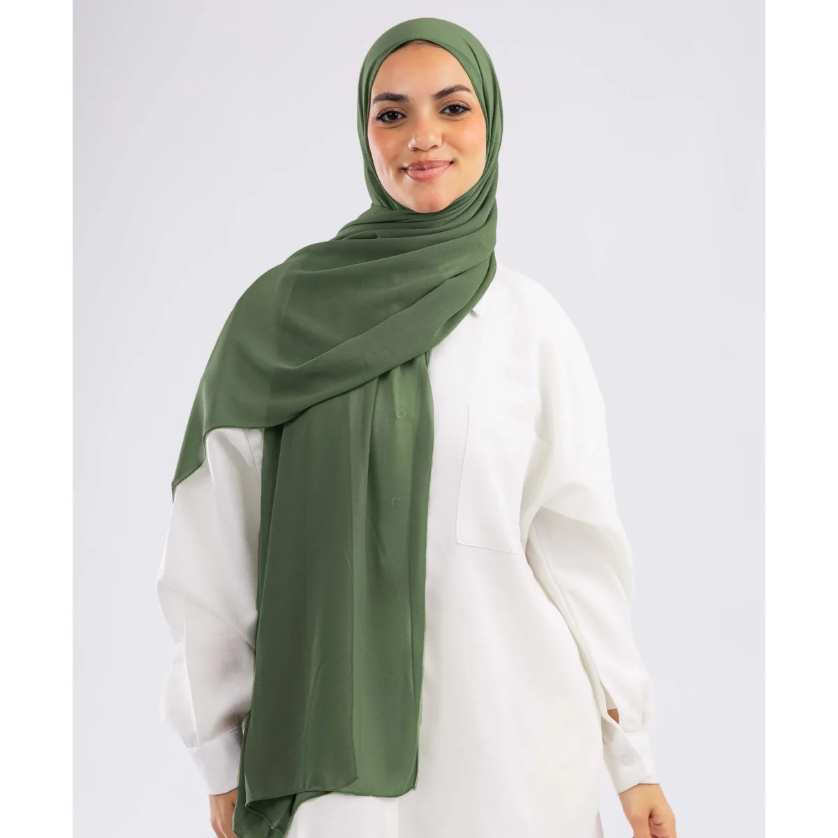 Le Voile Vital Chiffon Scarf (Big Size)